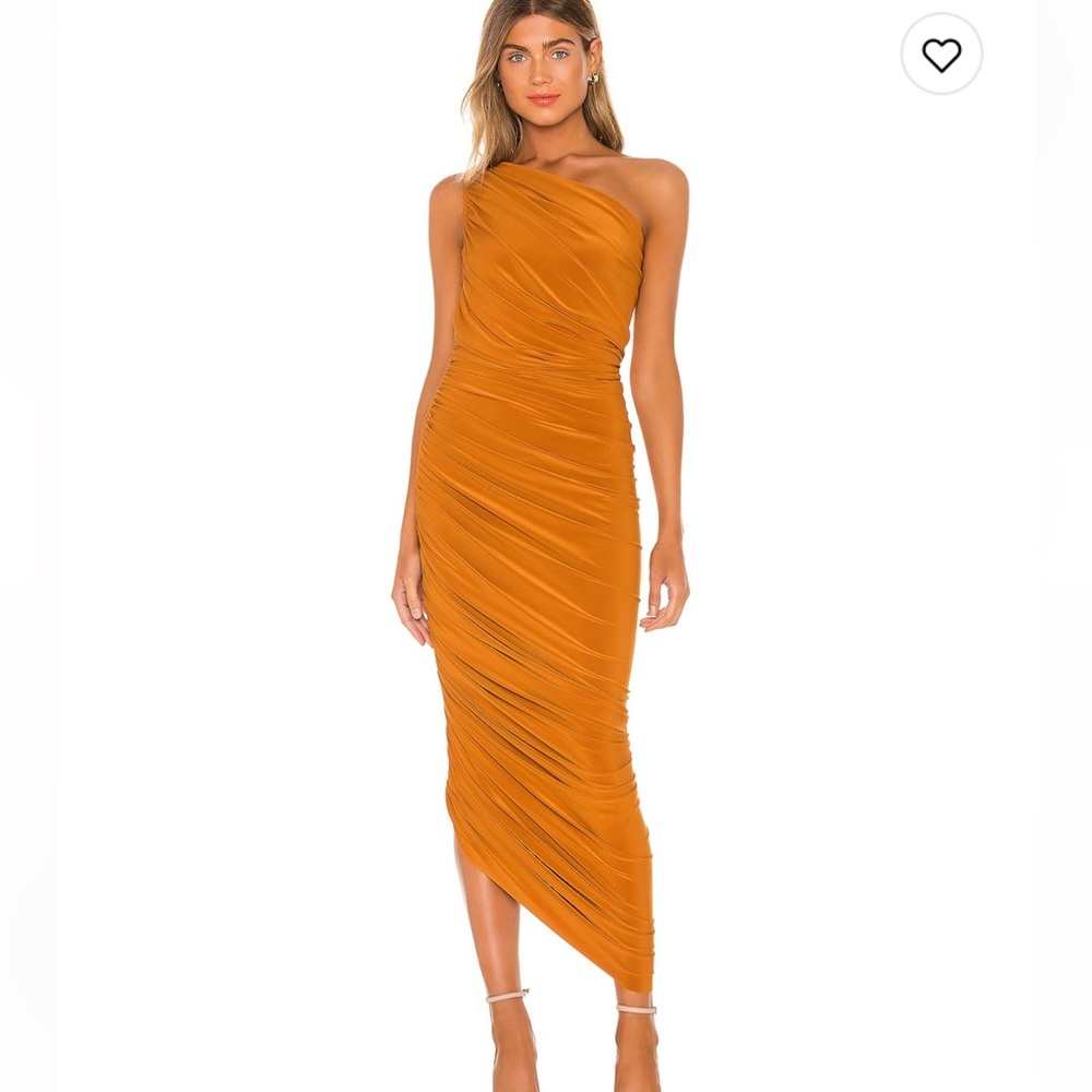 diana gown in bronze